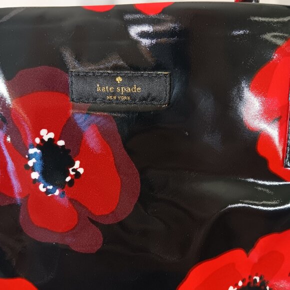 Kate Spade Daycation Poppy Bon Shopper Jodi Cosmetic Bag Set NWOT - Picture 3 of 14